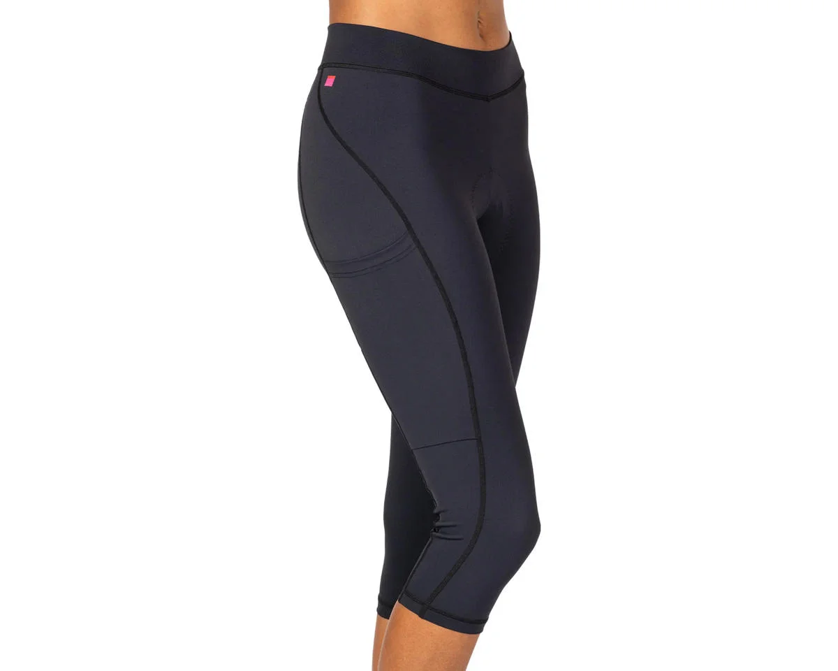 Terry Stash Capri (Black) (L) (w/ Chamois) - view 3